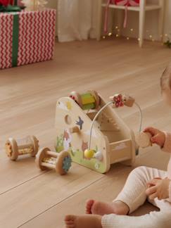 Toboggan à hochets LES 4 SAISONS en bois FSC®  - vertbaudet enfant