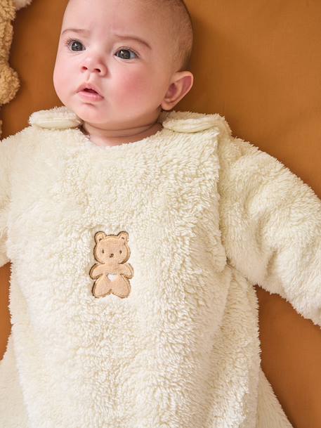 Vertbaudet - Gigoteuse PETIT OURS manches longues amovibles vanille