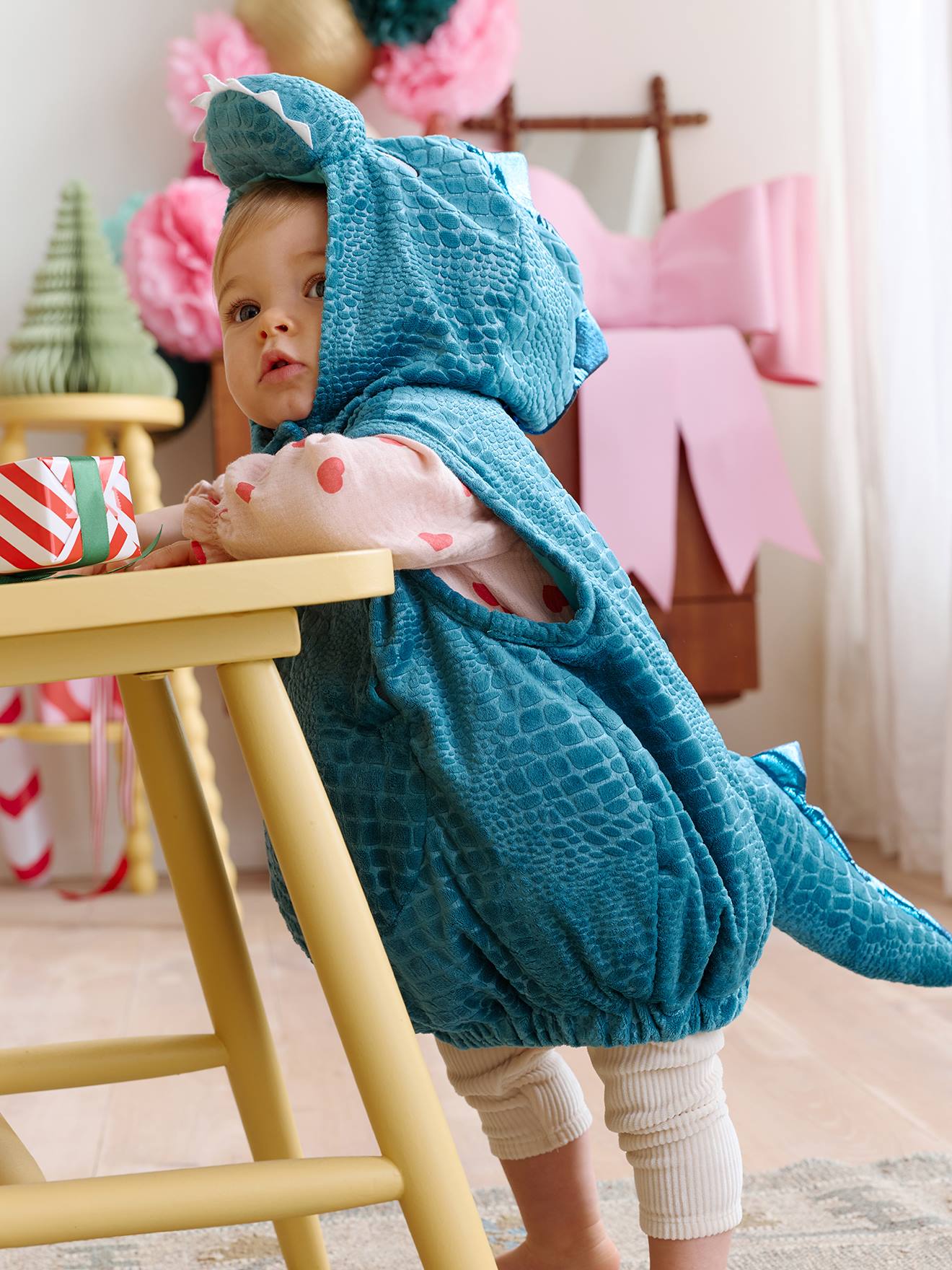 Déguisement bébé Dinosaure vert (Vertbaudet) - Image 2