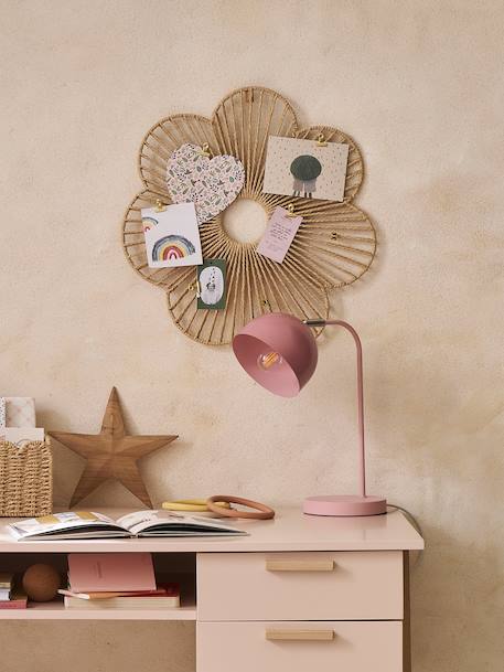 Pêle-mêle fleur en corde de papier beige 1 - vertbaudet enfant 