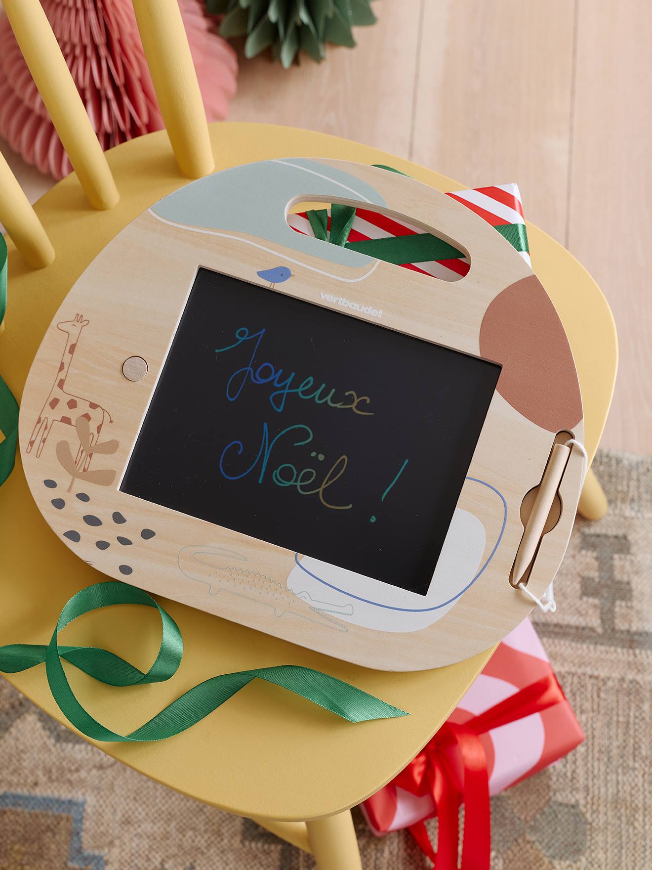 Ardoise écran magique en bois FSC® bois