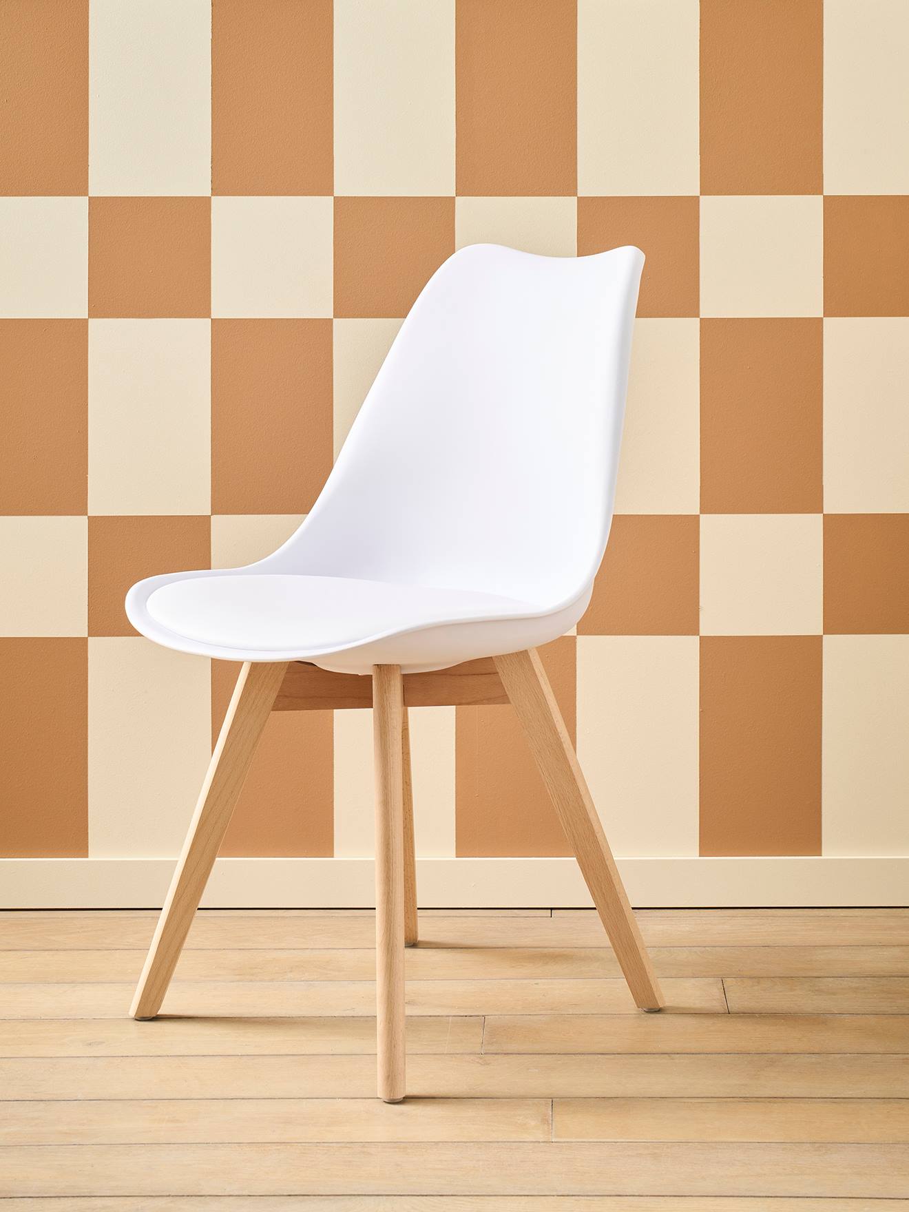 Chaise enfant primaire Scandinave blanc