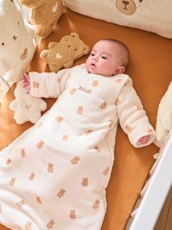 Linge de maison et décoration-Linge de lit bébé-Gigoteuse PETIT OURS manches longues amovibles