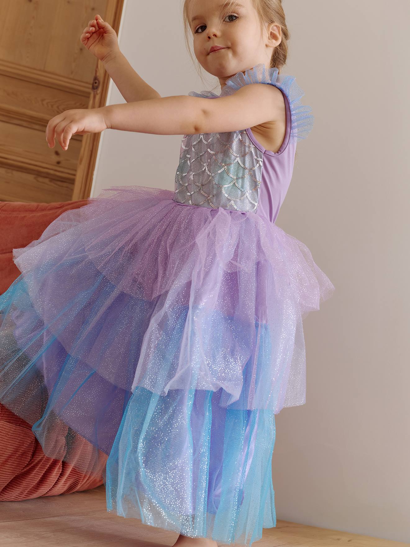 Déguisement de sirène bleu