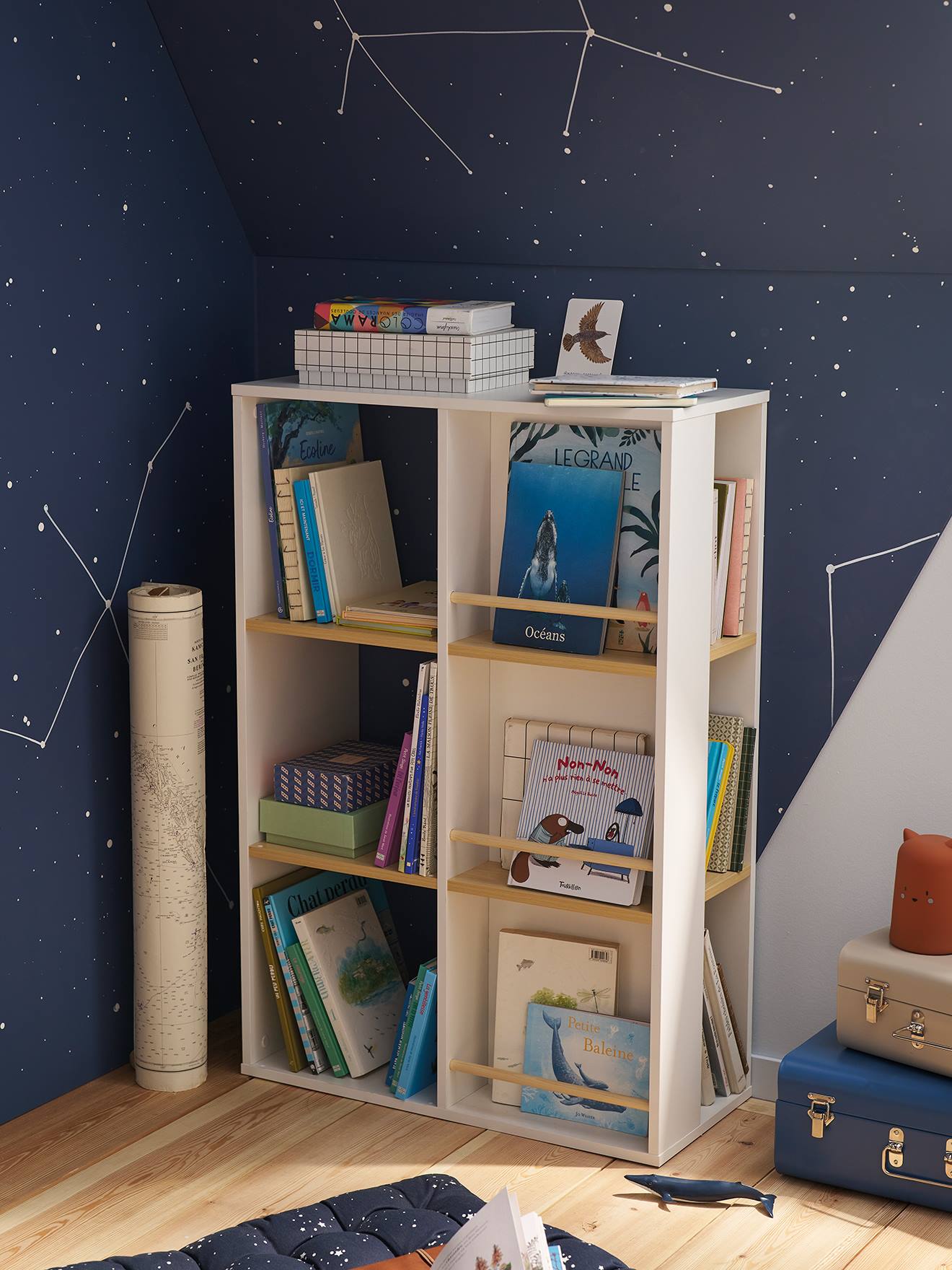 Meuble Bibliothèque et rangement blanc