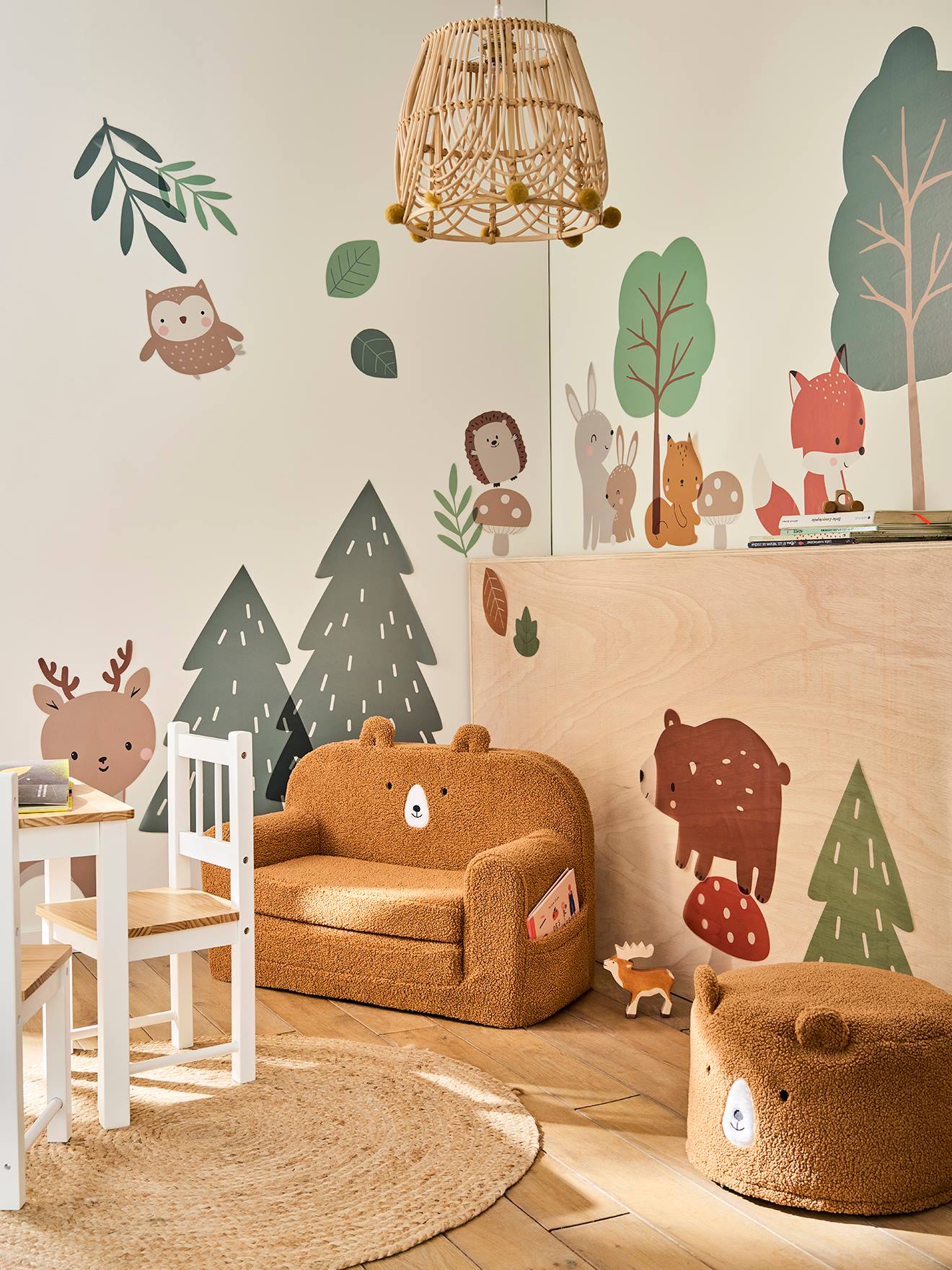 Sticker XXL GREEN FOREST vert imprimé