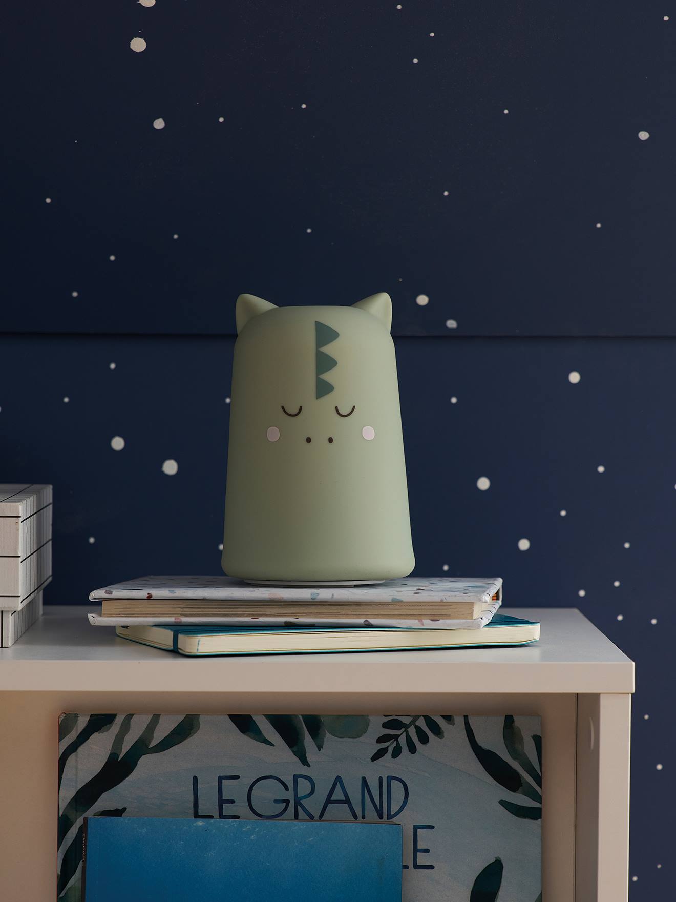 Veilleuse Dinosaure vert sauge