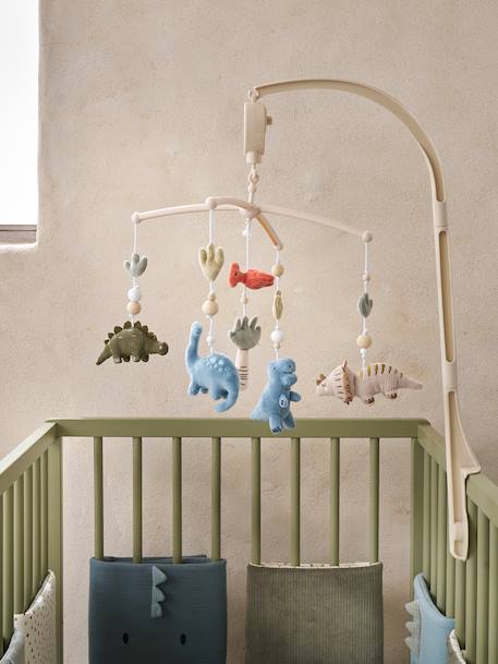 Vertbaudet - Mobile musical dinosaure MINISAURUS beige