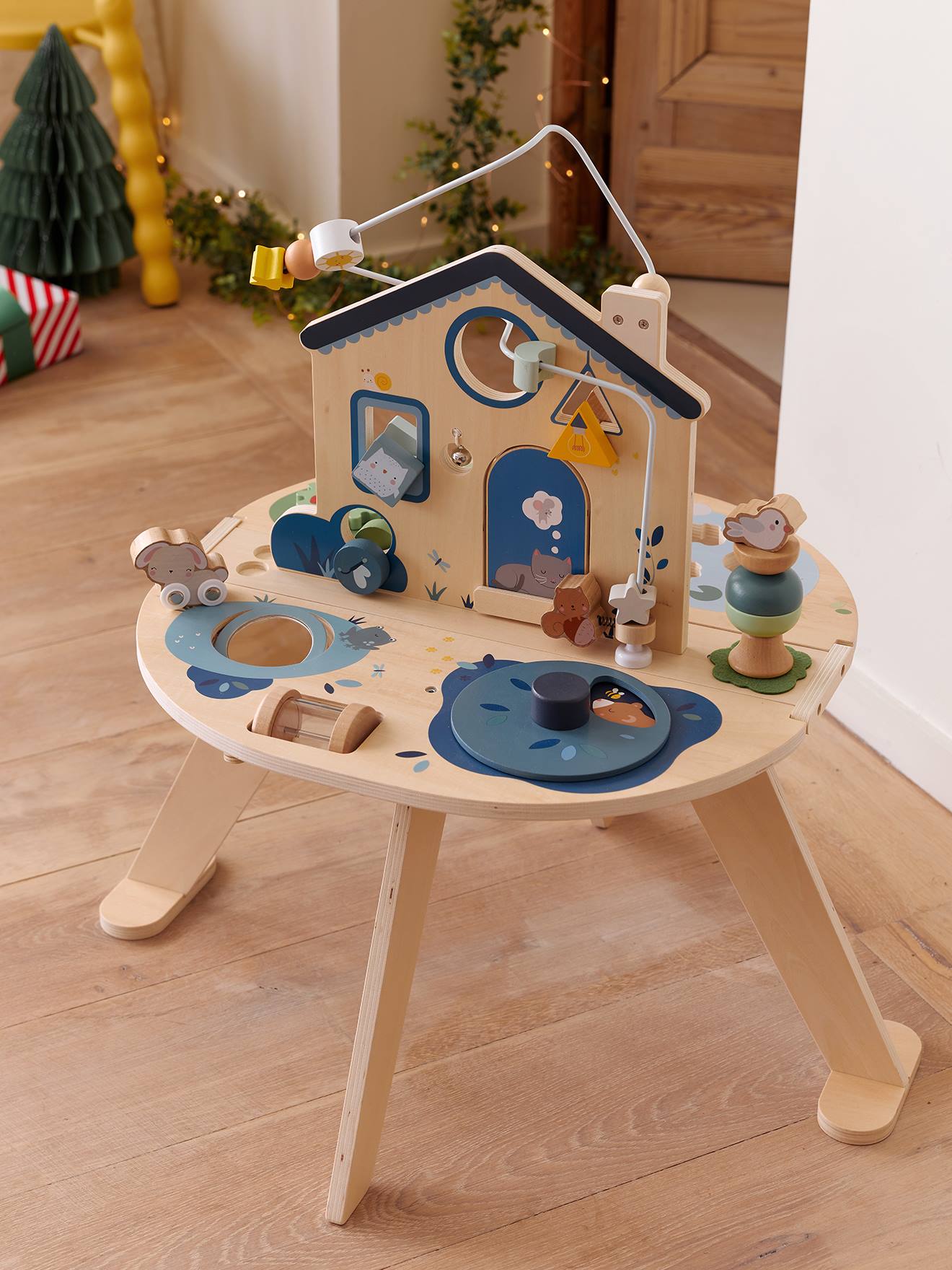 Table d'activités évolutive pliable en bois FSC® bois