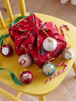 -Lot 6 boules de Noël en 3 D