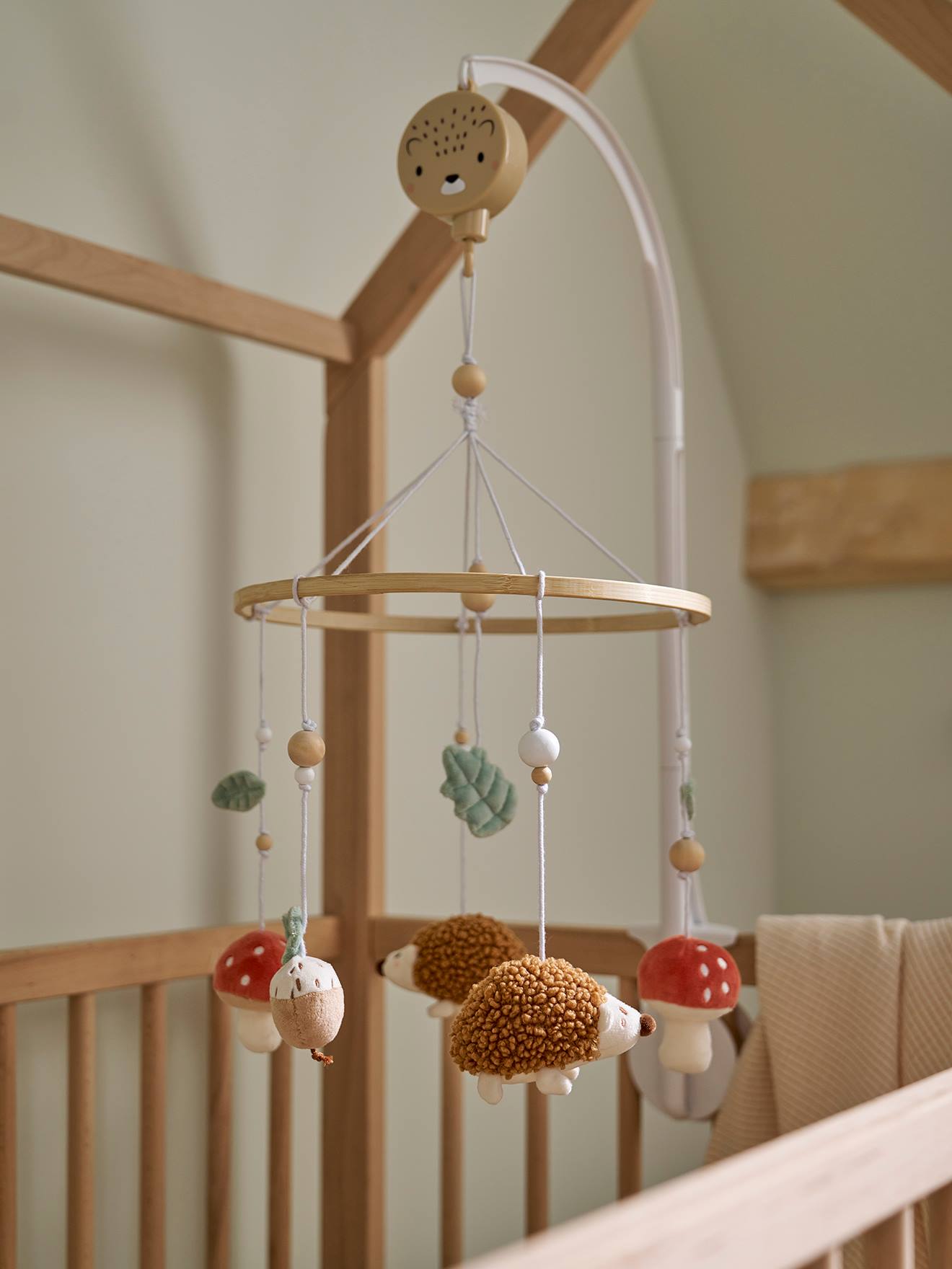 Mobile musical HERISSON beige
