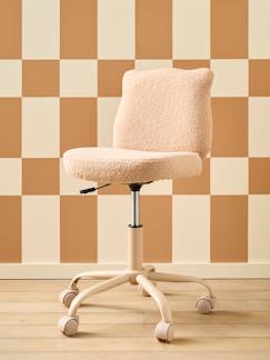 Chambre et rangement-Chaise à roulettes enfant en sherpa Ourson