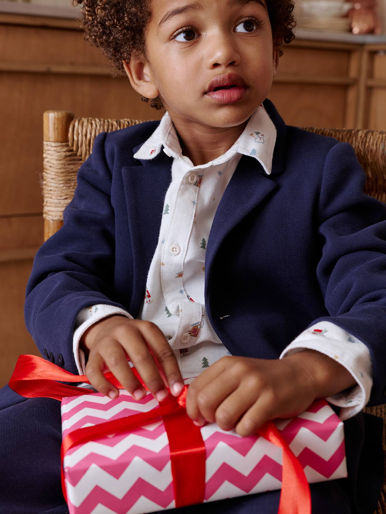 Veste garçon blazer cérémonie marine