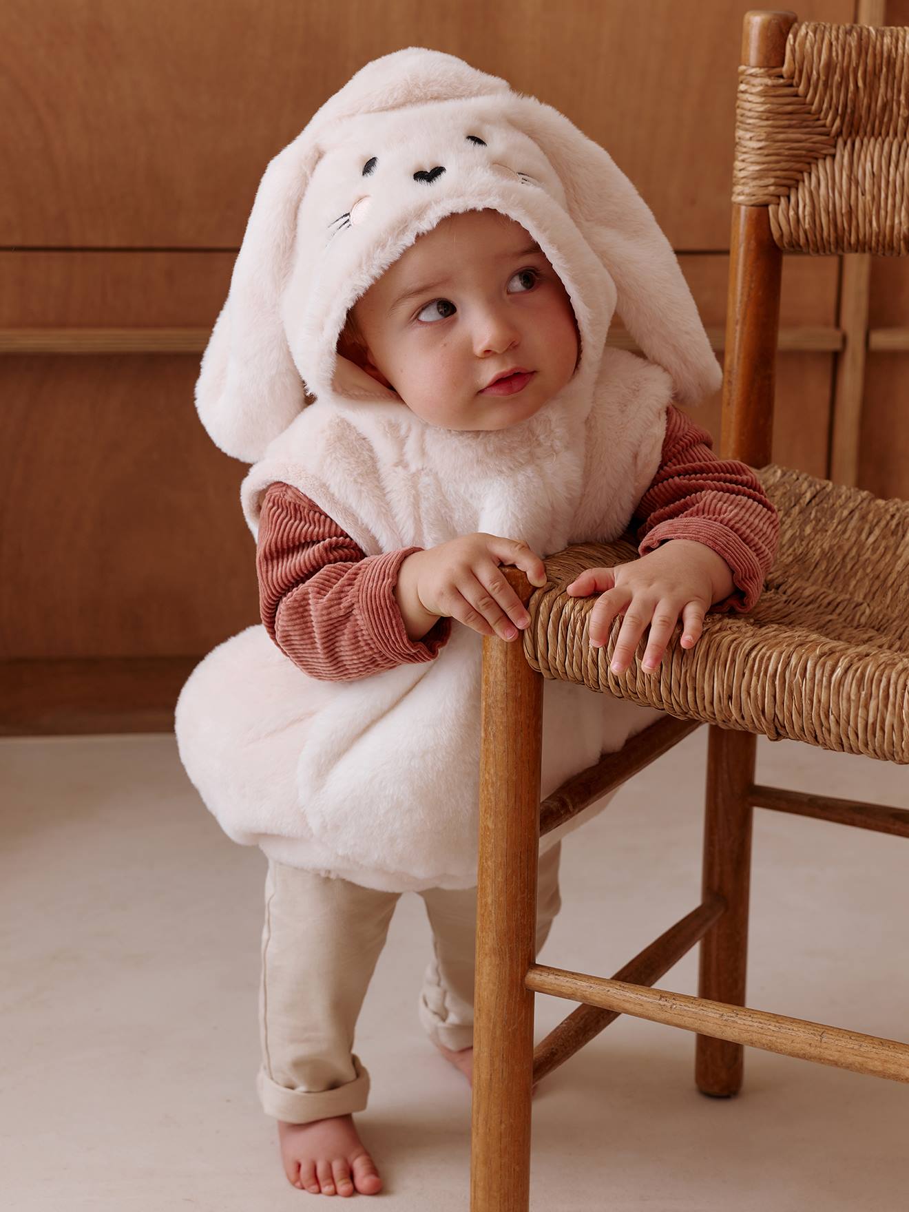 Déguisement bébé lapin blanc