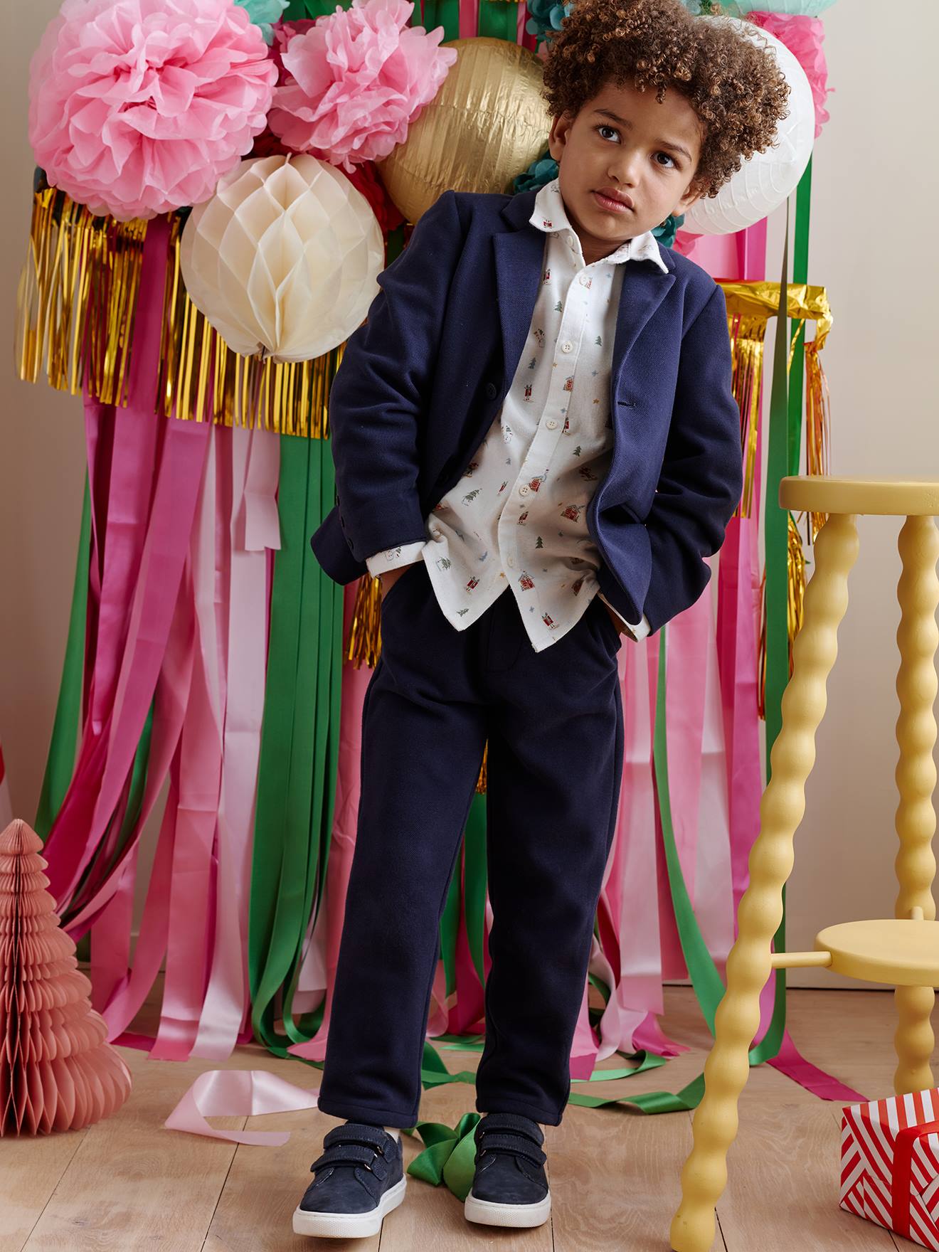 Veste garçon blazer cérémonie marine