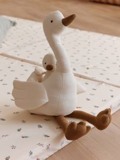 Jouet-Premier âge-Jouets en tissu-Peluche maman oie et son bébé