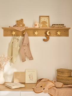 Chambre et rangement-Patères lune et étoiles