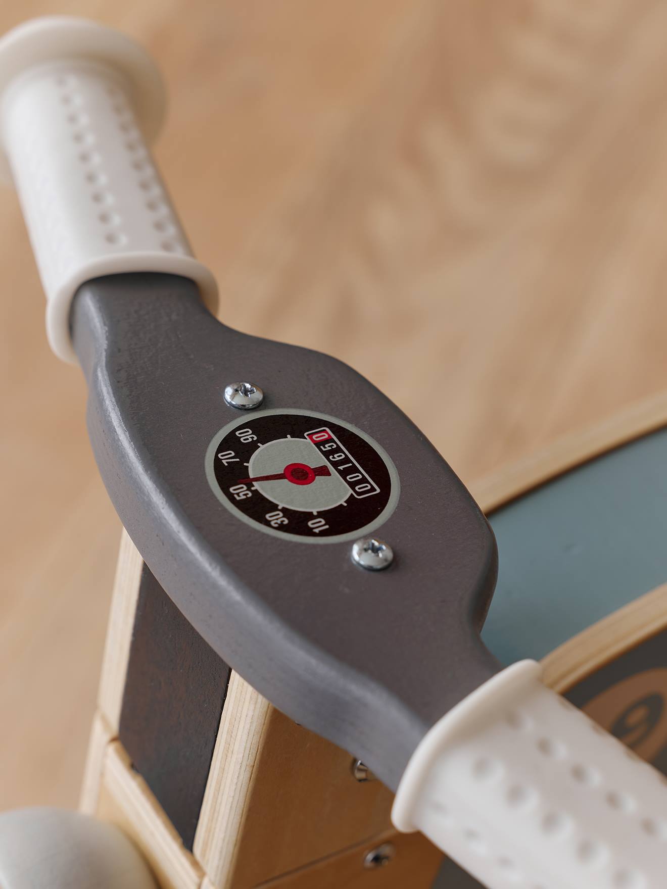 Porteur moto en bois FSC® bleu (Vertbaudet) - Image 1