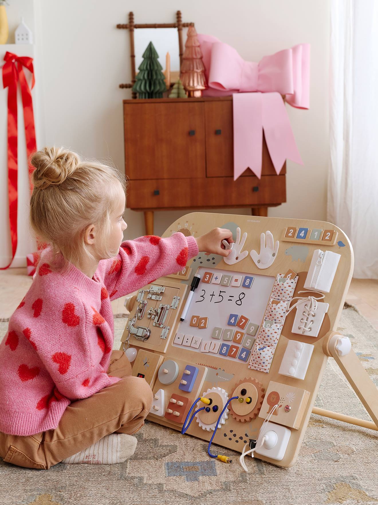 Planche d'apprentissage multi activités en bois FSC® bois