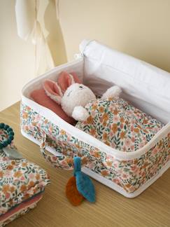 Jouet-Valisette personnalisable avec peluche RETRO FLOWER