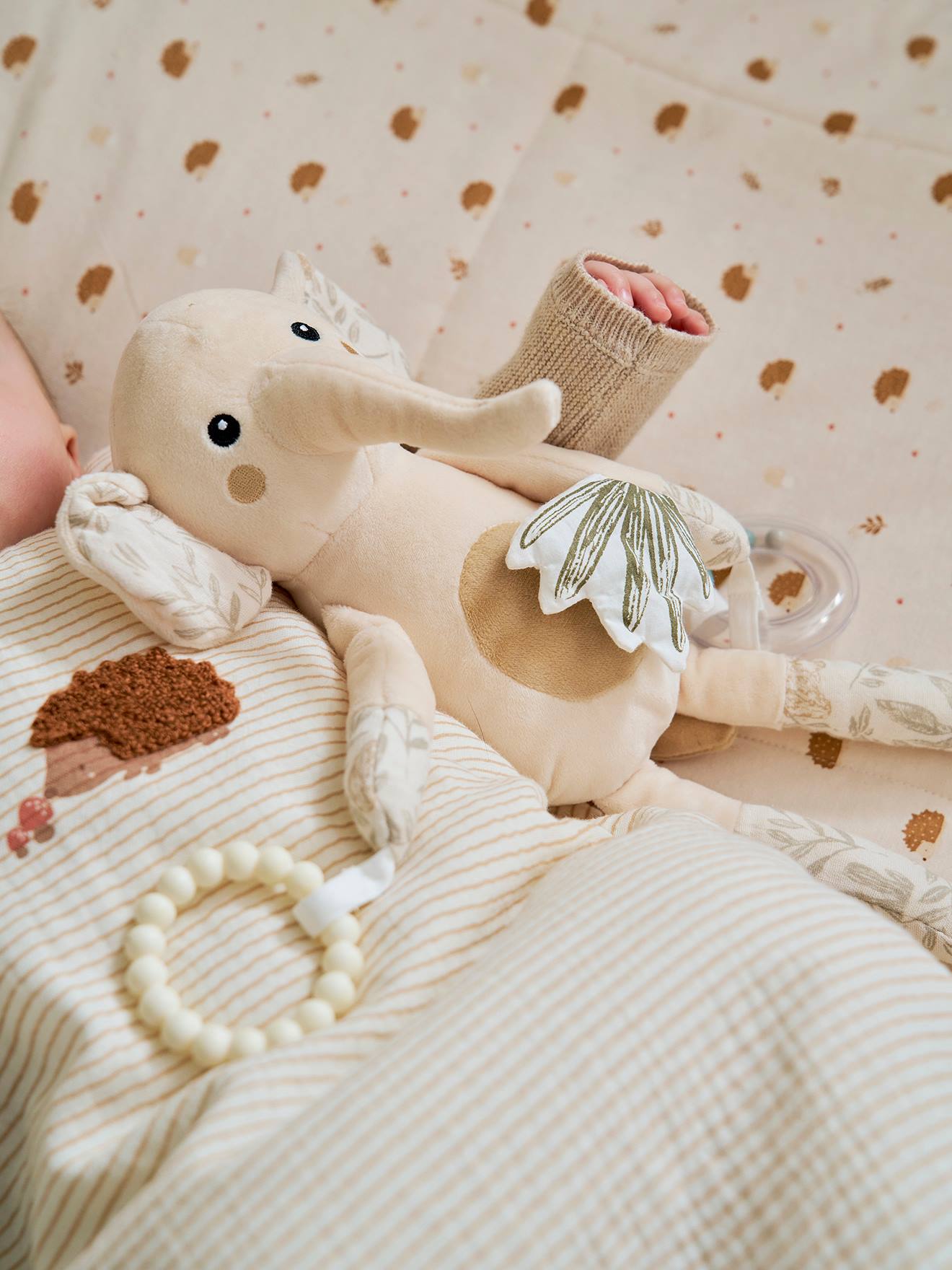 Peluche d'activités à suspendre BABYLON beige (Vertbaudet) - Image 2