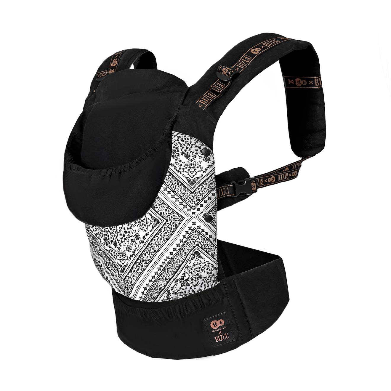 Porte-bébé Ergonomique Réglable Respirant Dès 3 Mois Noir