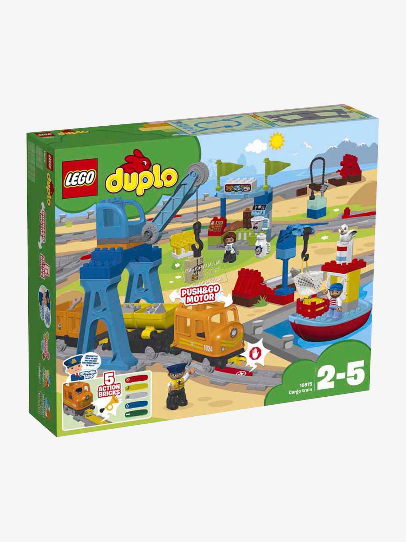10875 Le Train De Marchandises Lego Duplo Vert