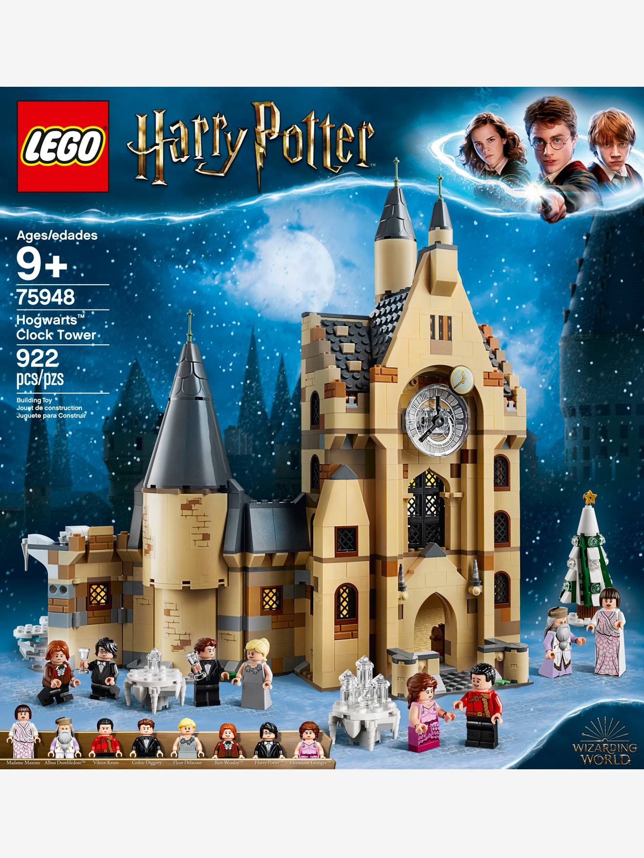 75948 La Tour De L'horloge De Poudlard Lego Harry Potter Bleu