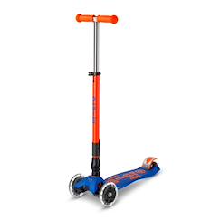 Jouet-Trottinette enfant maxi micro deluxe pliable néon  led