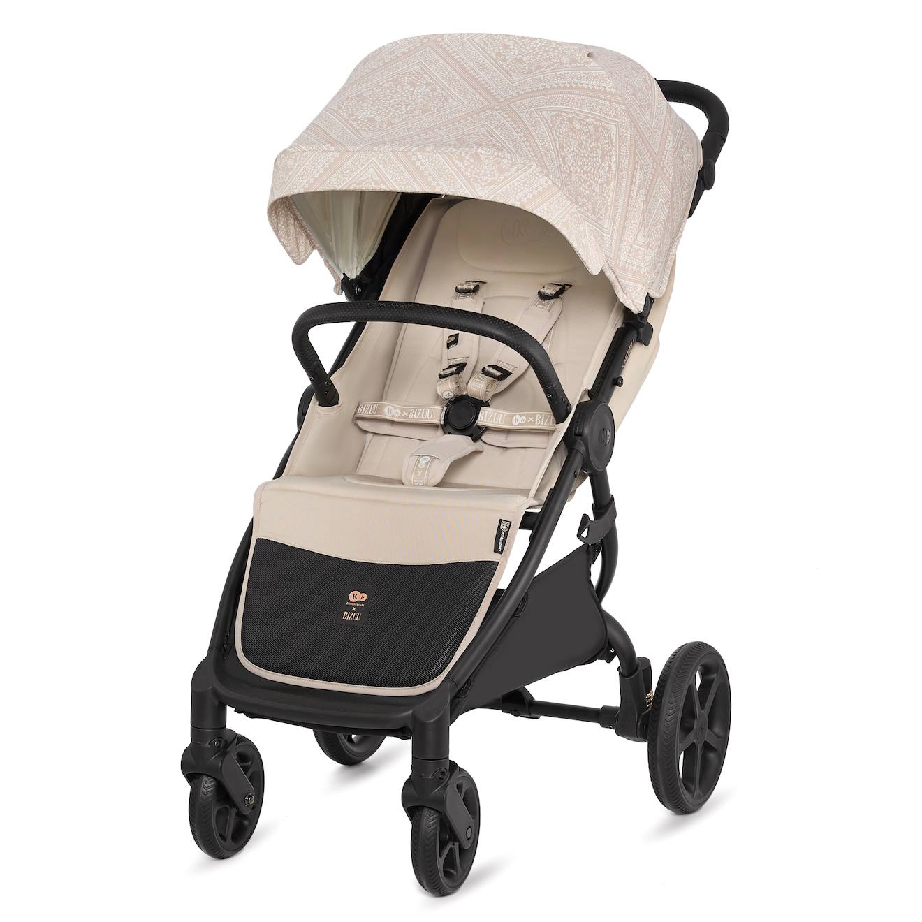 Poussette Compacte Avec Suspension Et Protection Upf50+ Pour Bébé Beige