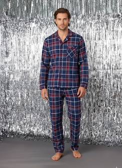 Vêtements de grossesse-Pyjama, homewear-Pyjama homme flanelle noël capsule famille