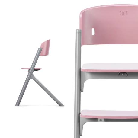Chaise haute avec design moderne et soutien ergonomique Rose+Vert 2 - vertbaudet enfant 
