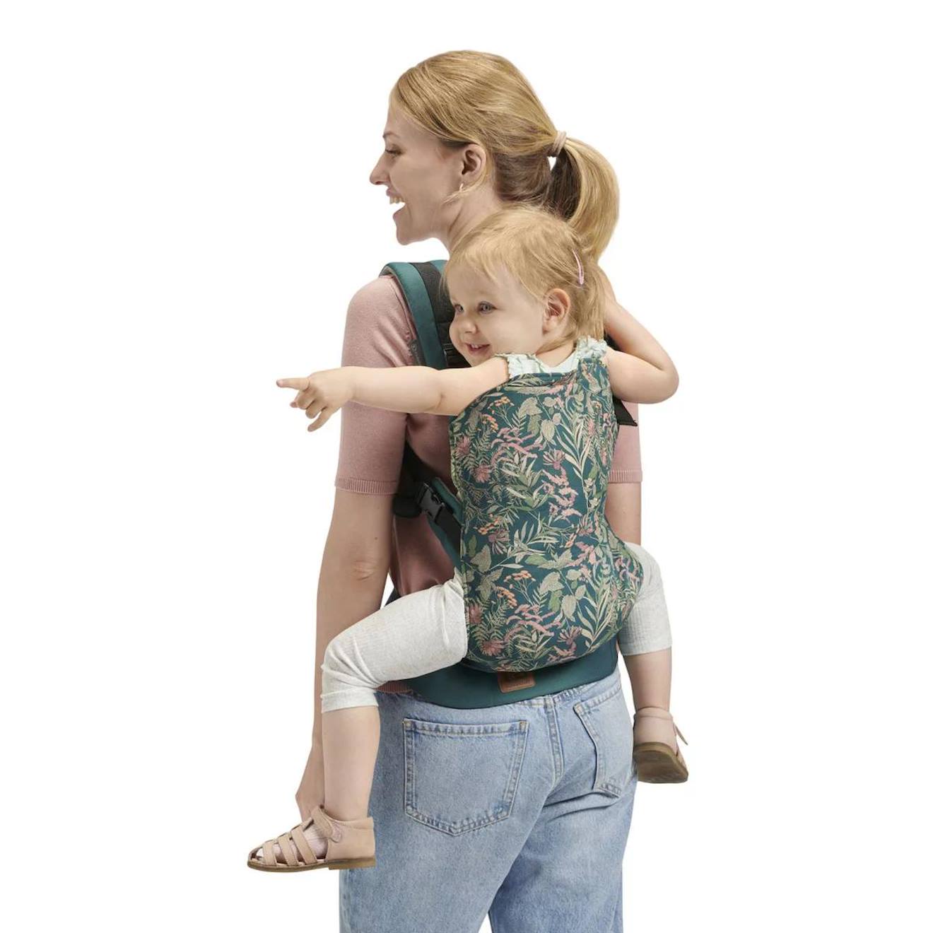 Porte-bébé Ergonomique Kinderkraft Milo Avec Position En M, Bretelles Réglables, Ceinture Large Et Poche Intégrée Vert (Kinderkraft) - Image 2
