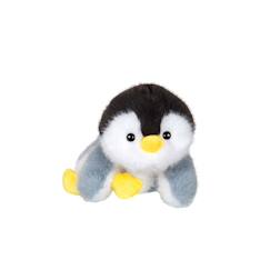 Jouet-Premier âge-Peluches-Peluche - peluche floppy choopy pingouin noir blanc et gris – 22 cm