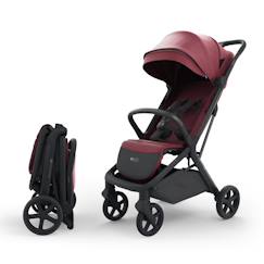 Puériculture-Poussette-Poussette compacte pliage automatique avec suspension, capote imperméable, légère