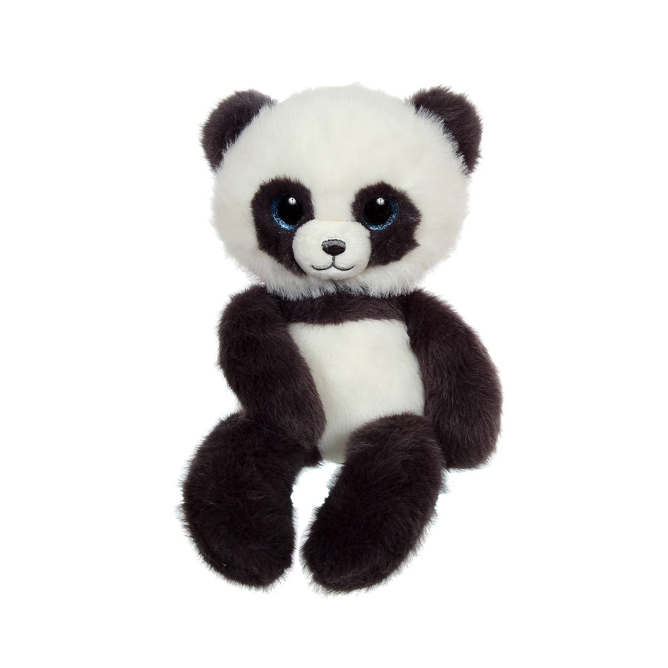 Peluche Panda Leggies Gris Ardoise - 48 Cm Blanc