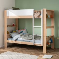 Chambre et rangement-Lit superposé séparable en hêtre arsène