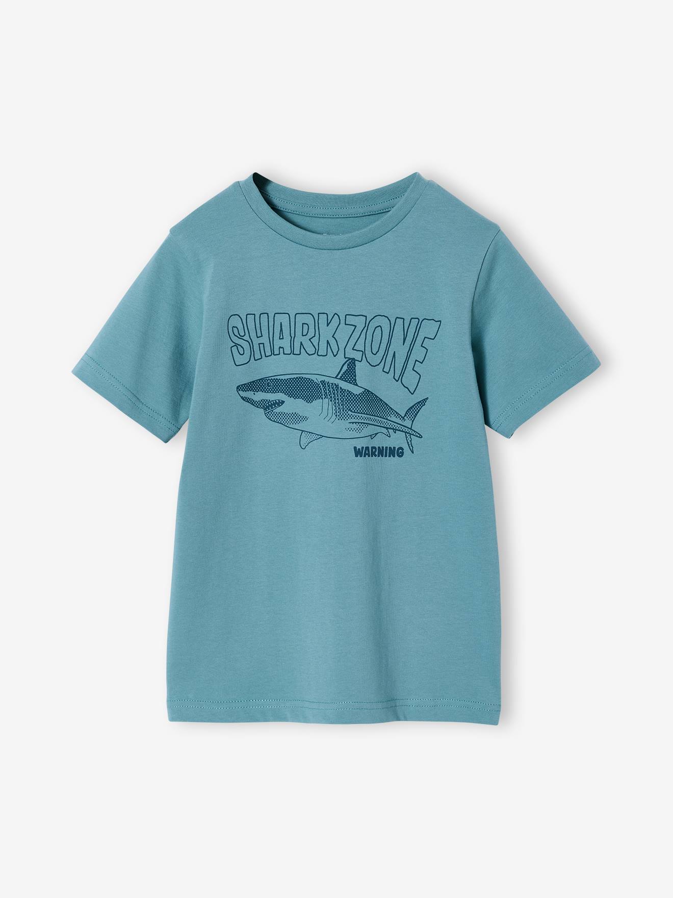 T-shirt garon imprim vert deau 2 €