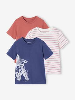 -Lot 3 T-shirts manches courtes