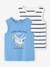 Lot de 2 débardeurs garçon lot blanc+lot bleu 6 - vertbaudet enfant 
