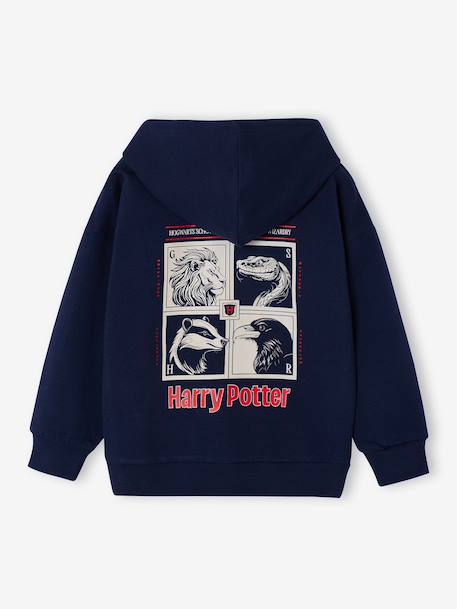 Sweat à capuche garçon Harry Potter marine 1 - vertbaudet enfant 