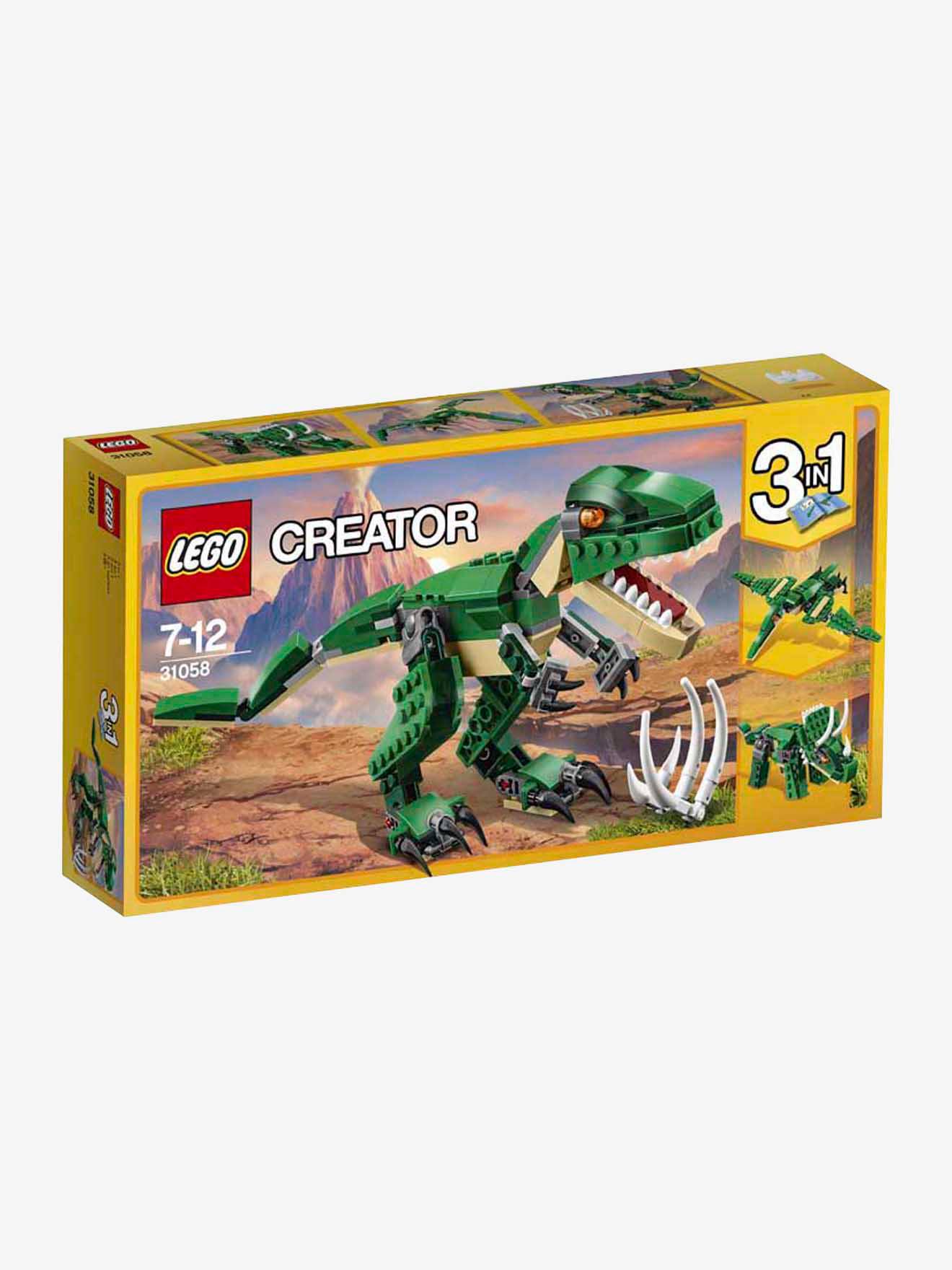 31058 Le Dinosaure Féroce Lego Creator Jaune