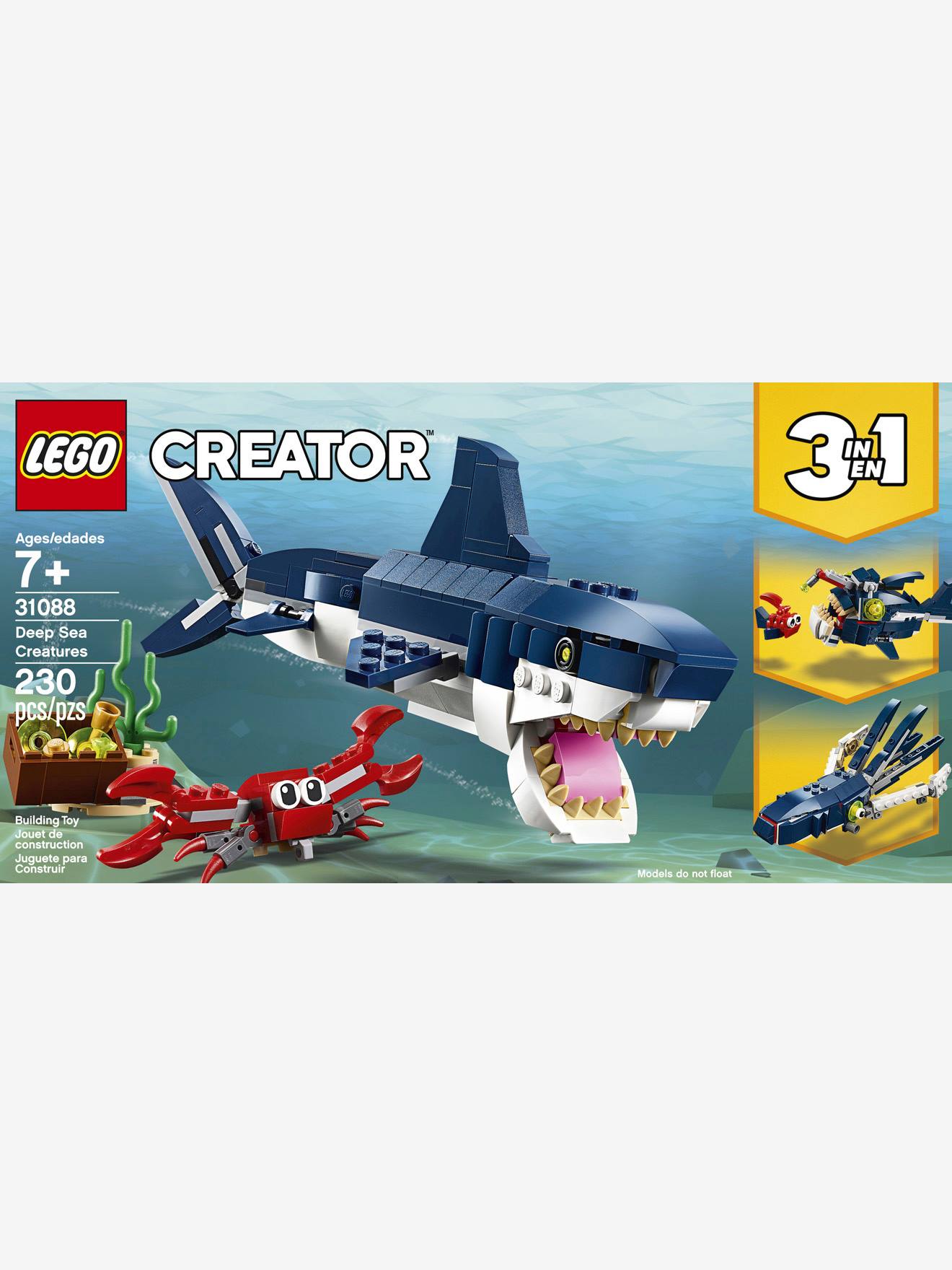 Lego - 31088 Les Créatures Sous-marines Lego Creator Jaune