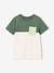T-shirt garçon coloblock manches courtes ardoise+menthe+orange+vert anglais 23 - vertbaudet enfant 
