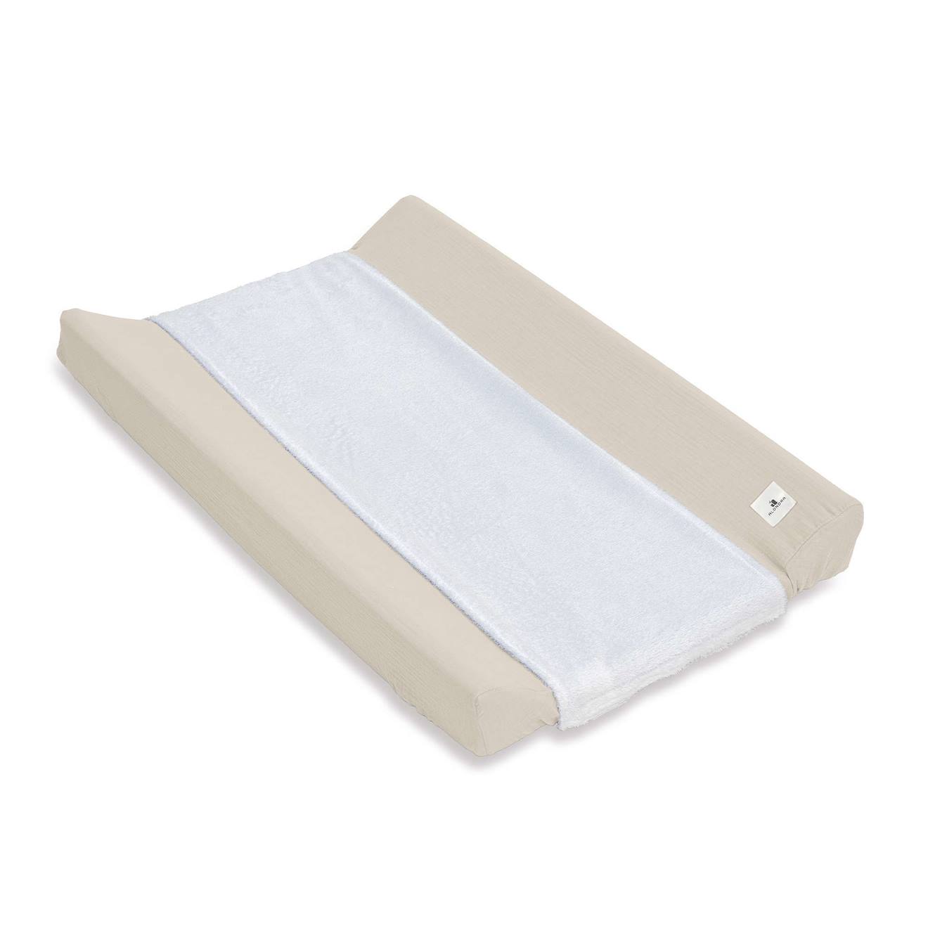 Matelas À Langer Pour Commode Feuilles Beige