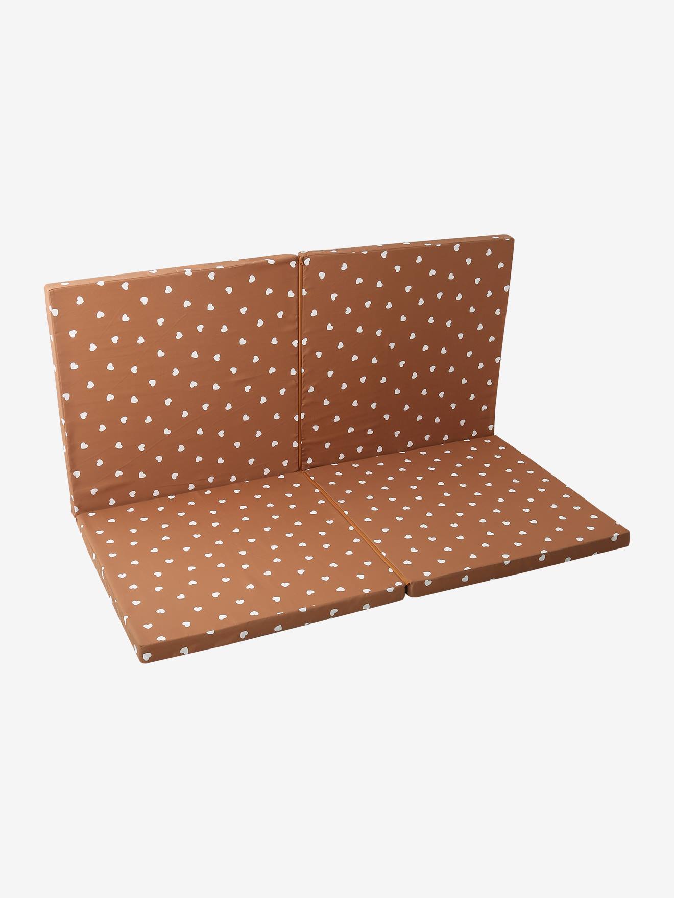 Tapis de motricité pliable et déhoussable cœur fondant