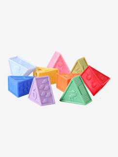 Jouet-Premier âge-Premières manipulations-Set 9 triangles sensoriels 