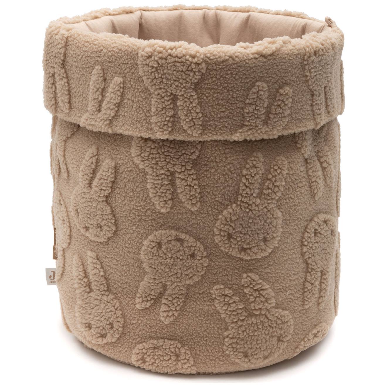 Panier De Rangement Miffy Jacquard Teddy Biscuit (35 X 30 Cm) Marron
