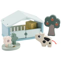Jouet-Coffret Dotti la vache en bois