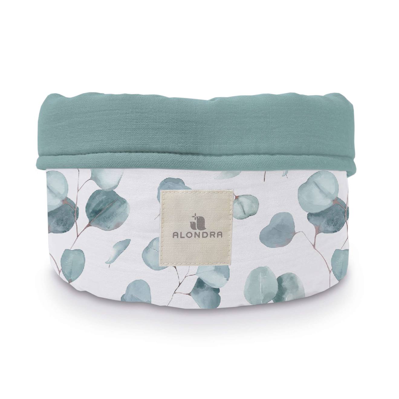 Panier Ovale Pour Produits Bébé Feuilles Eucalyptus